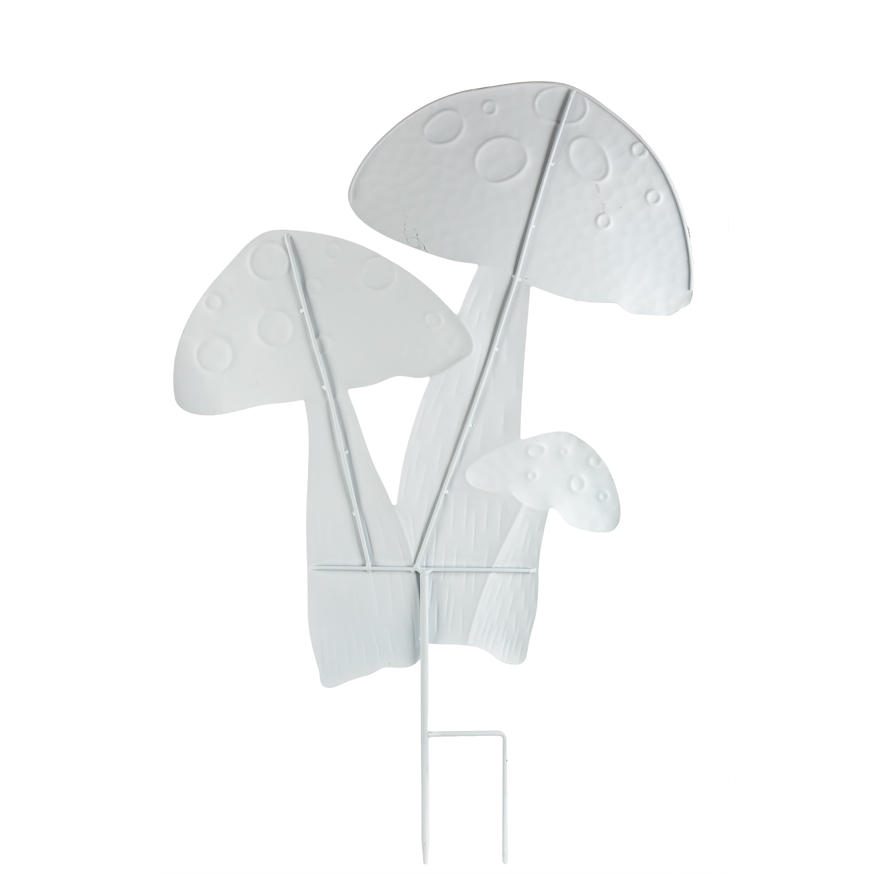 31 inch Metal Mushroom WELCOME Yard Stake
